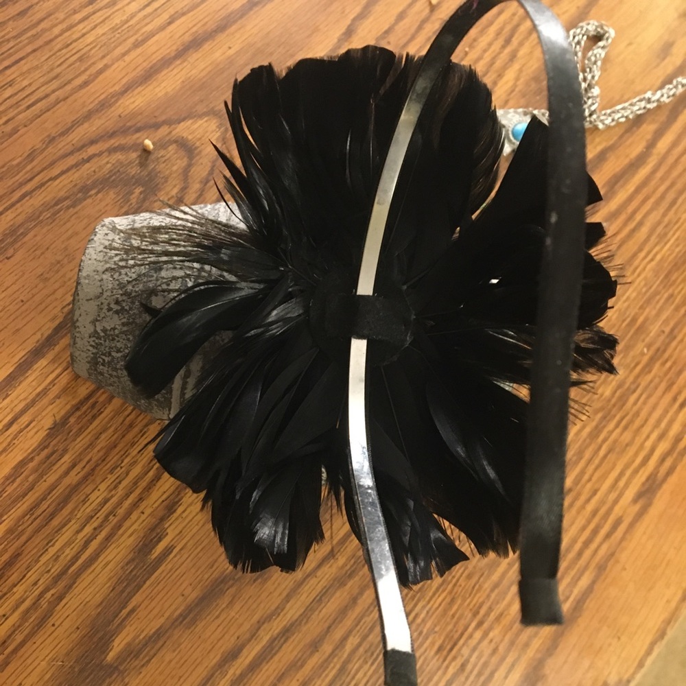 Peacock hair clip